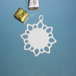 562-05HLO   ORNAMENTO STELLA TRAF. N.5 CM.10