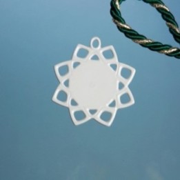 562-03HLO   ORNAMENTO STELLA TRAF. N.3 CM.9