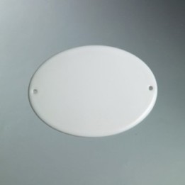 OVF1511   PIASTRA OVALE C/FORI CM.15X11