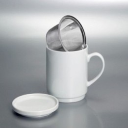 V2621B   TAZZA TISANA CON FILTRO METALLO