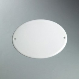 OVF0907   PIASTRA OVALE CON FORI CM 9X7