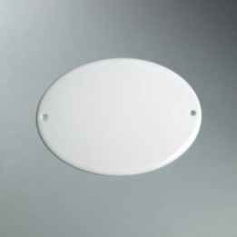 OVF1008   PIASTRA OVALE C/ FORI CM 10X8
