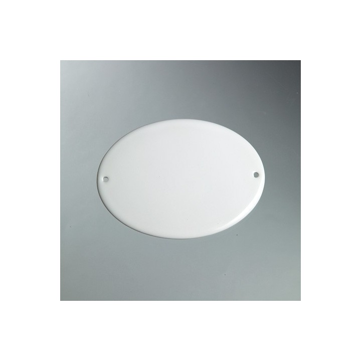 OVF1008   PIASTRA OVALE C/ FORI CM 10X8